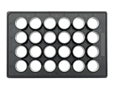 德國(guó)艾本德(Eppendorf)Cell Imaging Plates，帶板蓋，黑色底透，平底無菌、無熱原,無RNase和DNase,無人類和細(xì)菌DNA。無細(xì)胞毒素,24孔細(xì)胞成像培養(yǎng)板,25μm薄膜